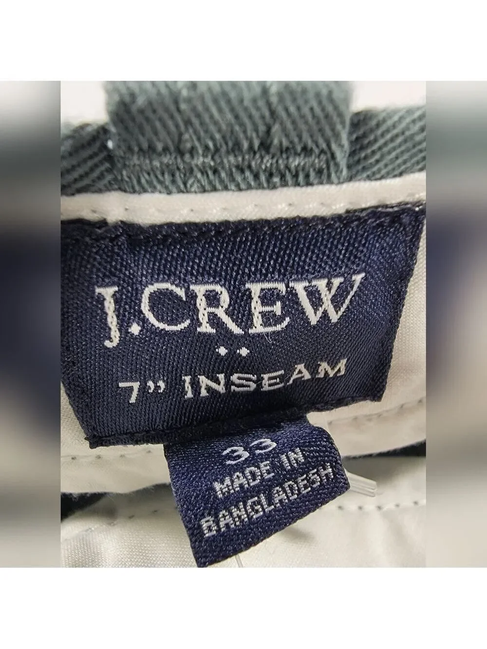 NEW J. Crew Green Preppy Chino 7